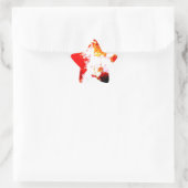 Creatief Abstract kunstwerk Ster Sticker (Tas)