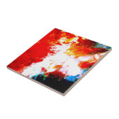 Creatief Abstract kunstwerk Tegeltje (Zijkant)