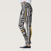 Creatief abstract naadloos patroon: artistiek ontw leggings (Links)