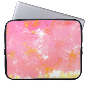 Creatief abstract schilderij. Achtergrond met kuns Laptop Sleeve