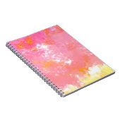 Creatief abstract schilderij. Achtergrond met kuns Notitieboek (Rechterzijde)
