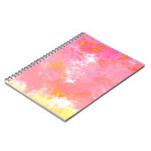 Creatief abstract schilderij. Achtergrond met kuns Notitieboek (Linkerzijde)