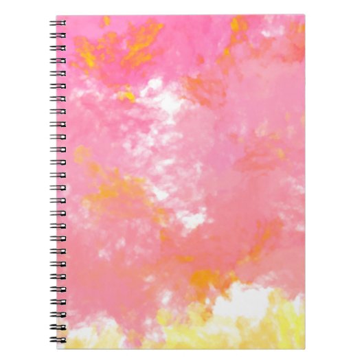 Creatief abstract schilderij. Achtergrond met kuns Notitieboek (Voorkant)