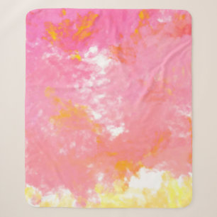 Creatief abstract schilderij. Achtergrond met kuns Sherpa Deken