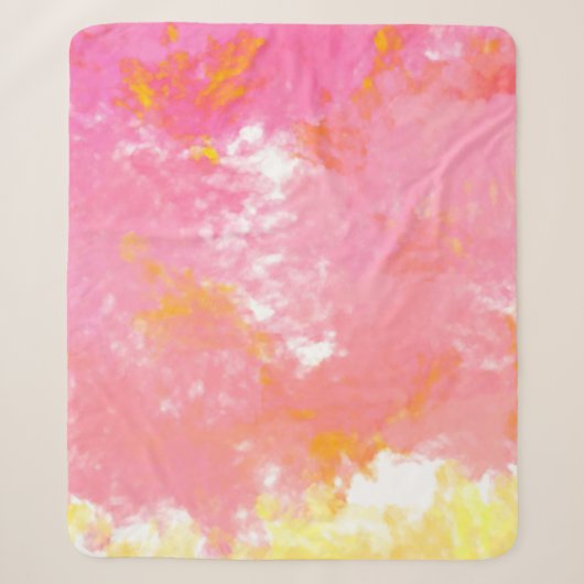 Creatief abstract schilderij. Achtergrond met kuns Sherpa Deken (Voorkant)