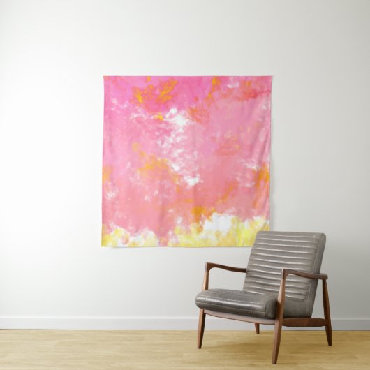 Creatief abstract schilderij. Achtergrond met kuns Wandkleed (In situ)