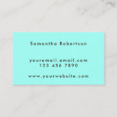 Creatief Abstractste Hallo Visitekaartje (Achterkant)