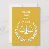 Creatief Advocaat Bedankkaart (Voorkant)