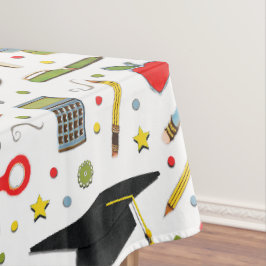Creatief afstudeerfeest tafelkleed