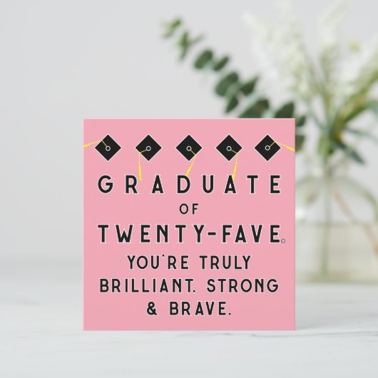 Creatief Afstuderen 2025 Kaart (Staand voorkant)