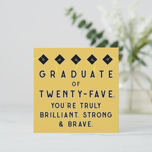 Creatief Afstuderen 2025 Kaart (Staand voorkant)