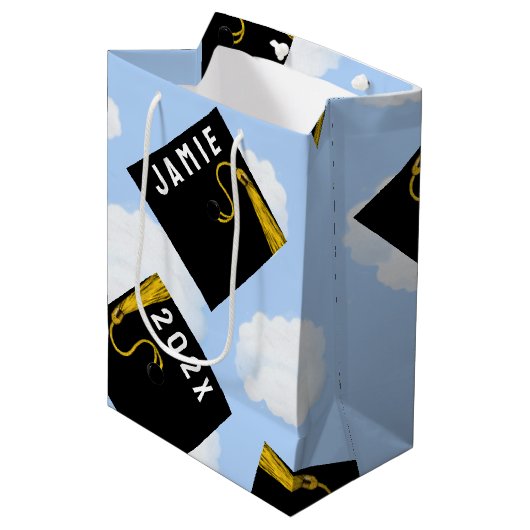 Creatief Afstuderen 2025 Medium Cadeauzakje (Voorkant Gekanteld)