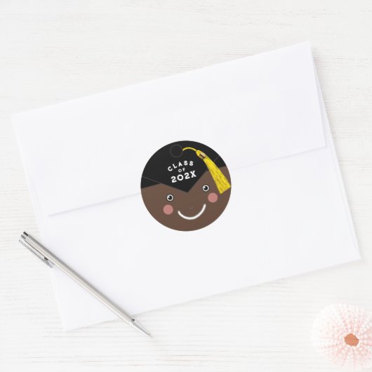 Creatief Afstuderen Ronde Sticker (Envelop)