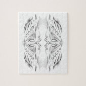 Creatief artistiek grensbeeld puzzel (Verticaal)