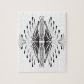 Creatief artistiek grensbeeld puzzel (Verticaal)