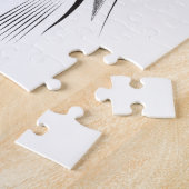 Creatief artistiek grensbeeld puzzel (Zijkant)