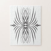 Creatief artistiek grensbeeld puzzel (Verticaal)