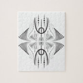 Creatief artistiek grensbeeld puzzel (Verticaal)