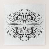 Creatief artistiek grensbeeld puzzel (Horizontaal)