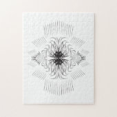 Creatief artistiek grensbeeld puzzel legpuzzel (Verticaal)