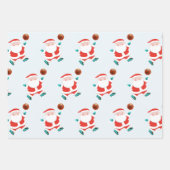 Creatief Basketbal Kerstmis Inpakpapier Vel (Voorkant 2)