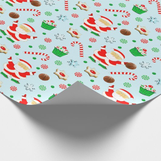 Creatief Basketbal Vakantie Gift Cadeaupapier (Hoek)