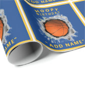 Creatief Basketbal Verjaardagscadeau Cadeaupapier (Rol Hoek)