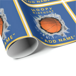 Creatief Basketbal Verjaardagscadeau Cadeaupapier