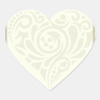Creatief bloemenhart valentijn cadeau hart sticker