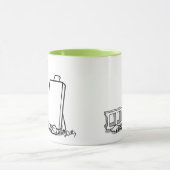 CREATIEF BLOK van Jeff Willis Art Mok (Midden)