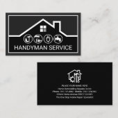 Creatief Bouwframe Handyman-gereedschap Visitekaartje (Voorkant / Achterkant)