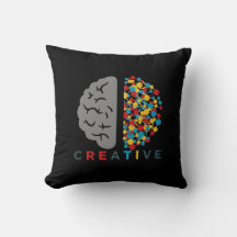 Creatief brein Kleurrijk denknetwerk