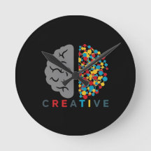 Creatief brein Kleurrijk denknnetwerk