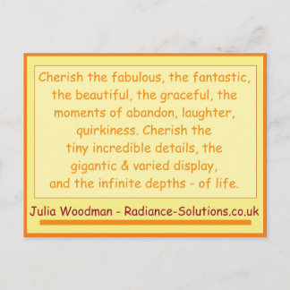 Creatief Briefkaart 10 dingen om te koesteren / za