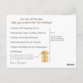 Creatief cadeau briefkaart (Achterkant)