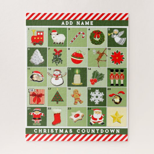 Creatief cadeau-idee voor vakantie legpuzzel (Verticaal)