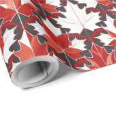Creatief Canadees esdoornblad patroon ID1072 Cadeaupapier (Rol Hoek)