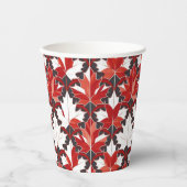 Creatief Canadees esdoornblad patroon ID1072 Papieren Bekers (Voorkant)