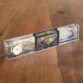 Creatief Canvas Kunstwerk Acryl voor Professioneel Naambordje (Zijkant)