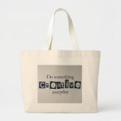 creatief dagelijks grote tote bag (Voorkant)