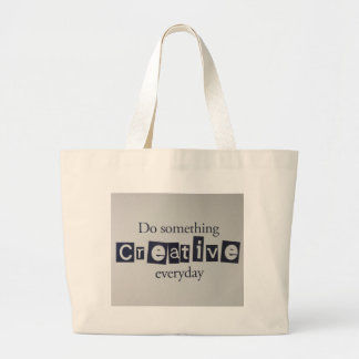 creatief dagelijks grote tote bag