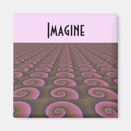 Creatief Denken Motiverend Ontwerp Magneet (Voorkant)