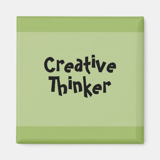 Creatief denker magneet (Voorkant)