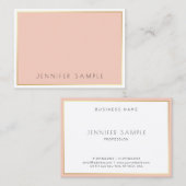 Creatief design elegant, eenvoudig, modern visitekaartje (Voorkant / Achterkant)