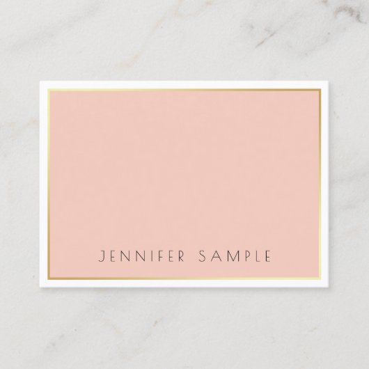 Creatief design elegant, eenvoudig, modern visitekaartje (Voorkant)