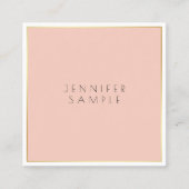 Creatief design elegant, modern, eenvoudig profess vierkante visitekaartje (Voorkant)