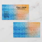 creatief design-visitekaartje visitekaartje (Voorkant / Achterkant)