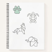 Creatief dier schetsen notitieboek (Voorkant)