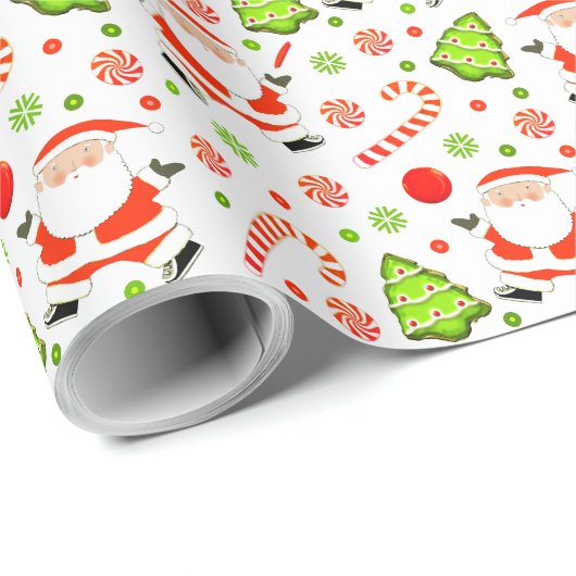 Creatief Disc Golf Kerstcadeau Inpakpapier (Rol Hoek)