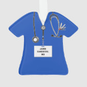 Creatief Dokter Afstudeercadeau Ornament (achterkant)